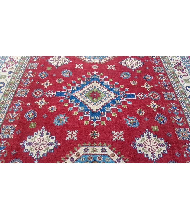 356x271 cm Kazak Rug Fine Hand knotted  Wool Oriental Carpet