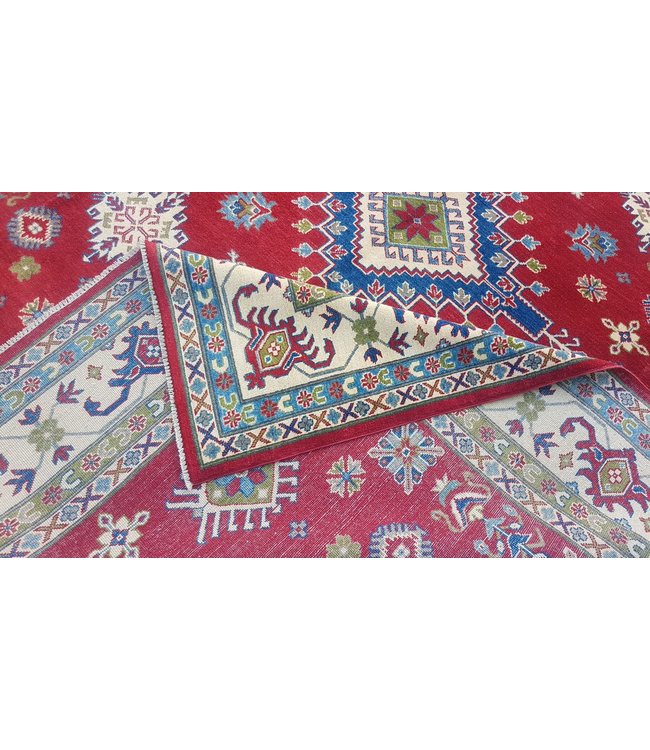 356x271 cm Kazak Rug Fine Hand knotted  Wool Oriental Carpet