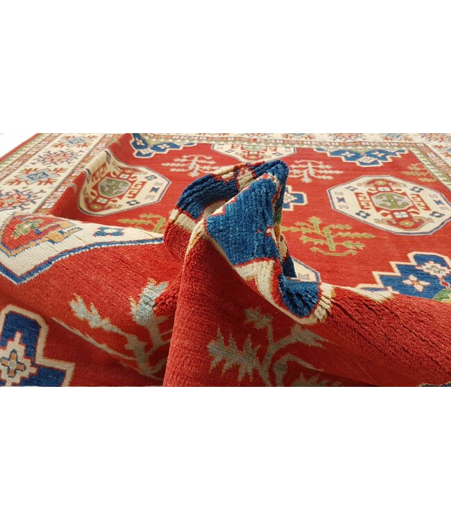 365x270cm Kazak Rug Fine Hand knotted  Wool Oriental Carpet
