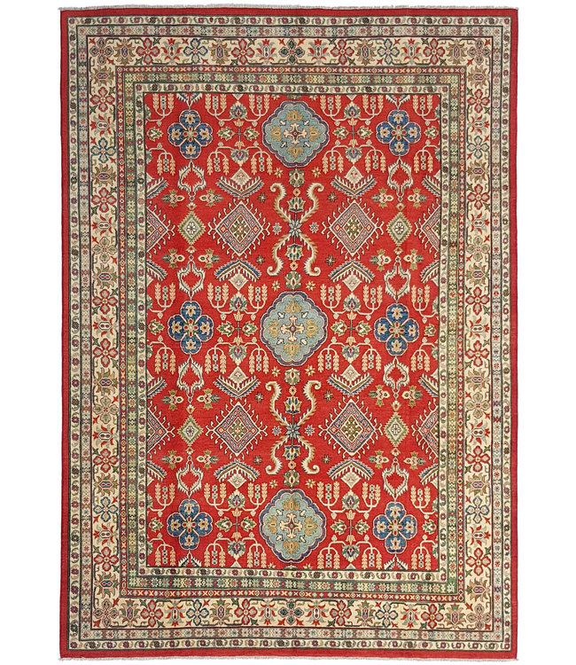 359x266 cm Kazak Rug Fine Hand knotted  Wool Oriental Carpet