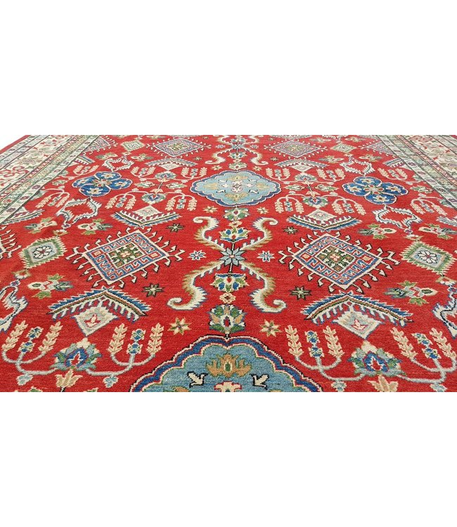 359x266 cm Kazak Rug Fine Hand knotted  Wool Oriental Carpet