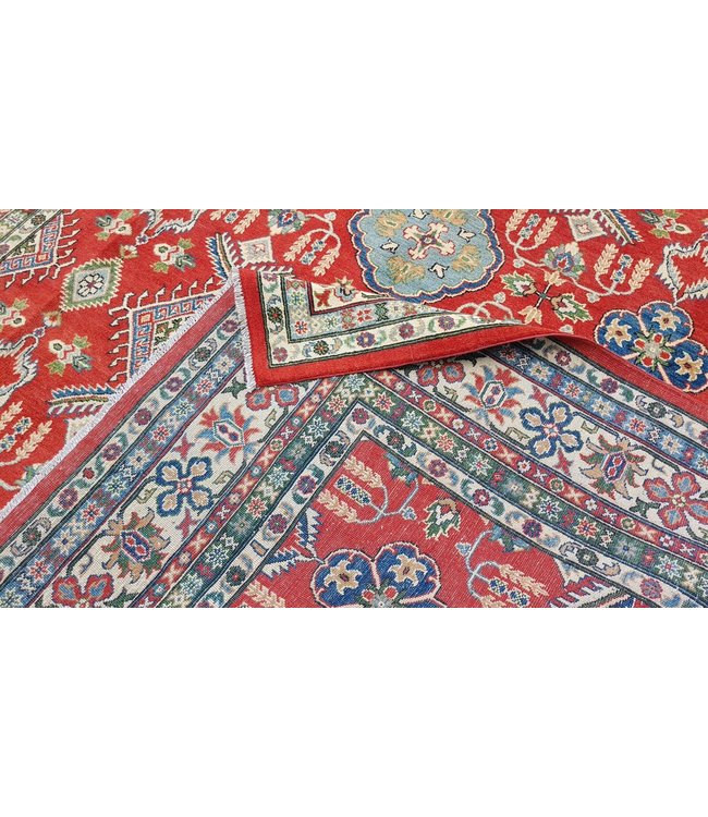 359x266 cm kazak tapijt fijn  Handgeknoopt wol