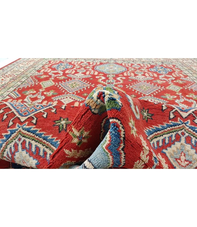 359x266 cm kazak tapijt fijn  Handgeknoopt wol