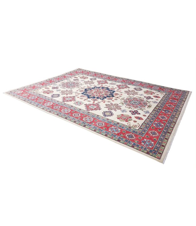 374x280 cm kazak tapijt fijn  Handgeknoopt wol