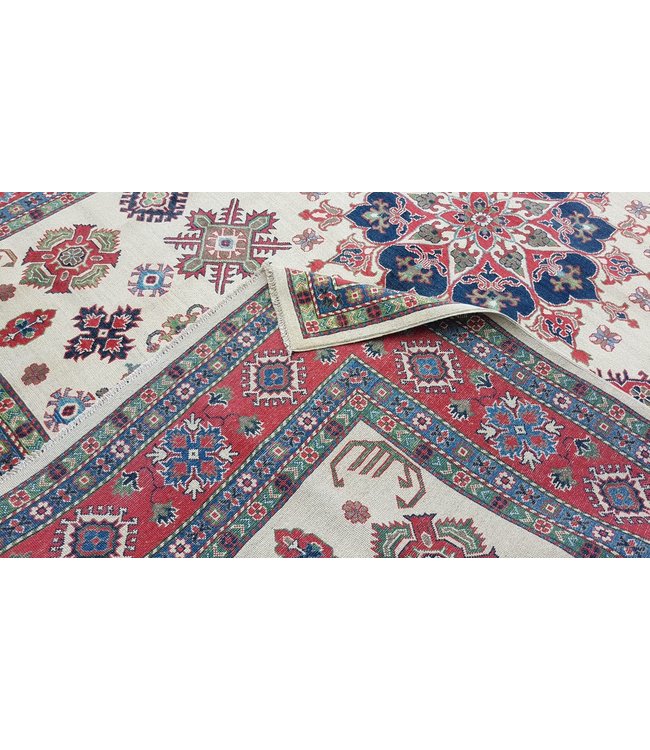374x280 cm Kazak Rug Fine Hand knotted  Wool Oriental Carpet