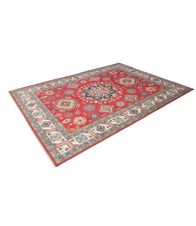 376x278 cm Kazak Rug Fine Hand knotted  Wool Oriental Carpet