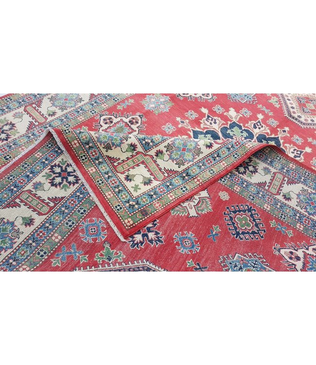 376x278 cm Kazak Rug Fine Hand knotted  Wool Oriental Carpet