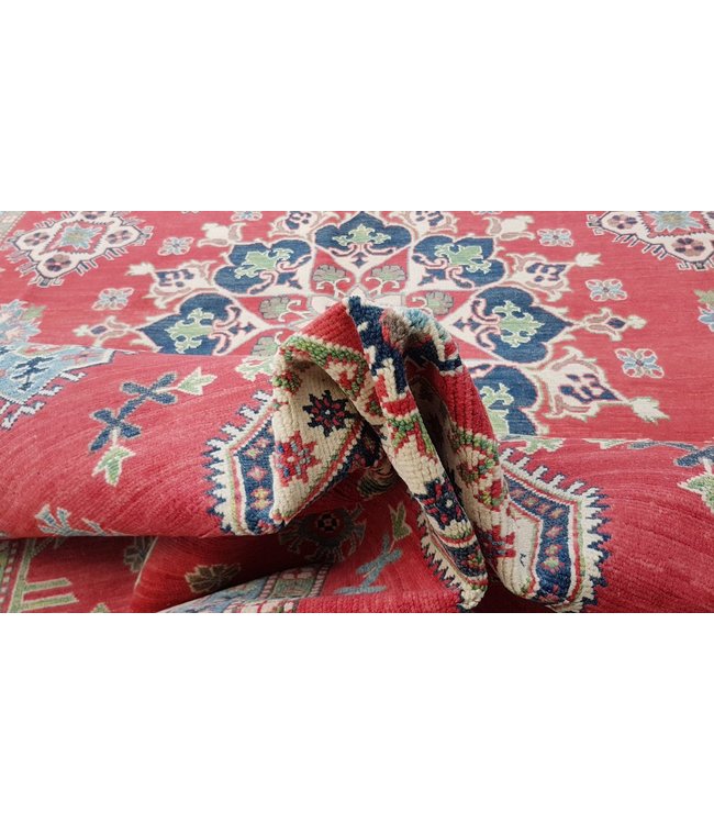 376x278 cm Kazak Rug Fine Hand knotted  Wool Oriental Carpet