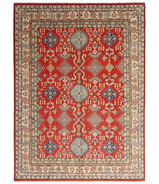 362x274 cm kazak tapijt fijn  Handgeknoopt wol