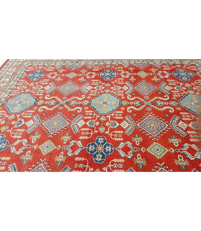 362x274 cm Kazak Rug Fine Hand knotted  Wool Oriental Carpet