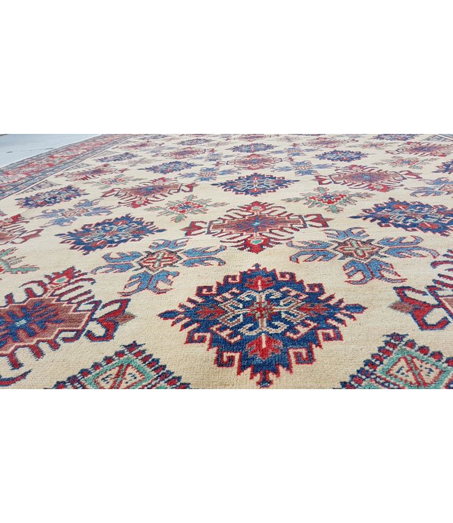 361x273 cm kazak tapijt fijn  Handgeknoopt wol