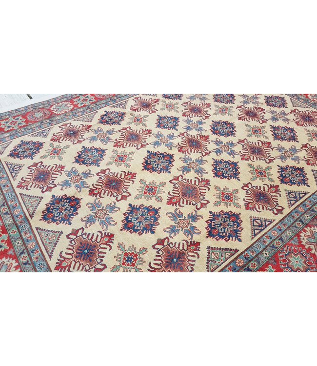 361x273 cm Kazak Rug Fine Hand knotted  Wool Oriental Carpet