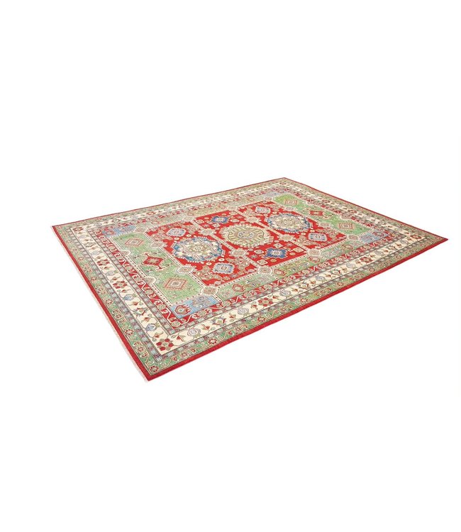 363x281 cm Kazak Rug Fine Hand knotted  Wool Oriental Carpet