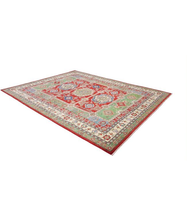 363x281 cm Kazak Rug Fine Hand knotted  Wool Oriental Carpet