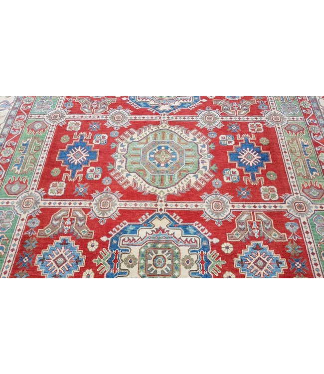 363x281 cm kazak tapijt fijn  Handgeknoopt wol