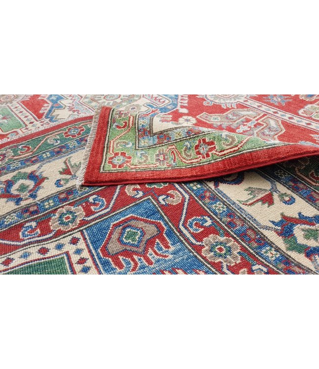 363x281cm kazak Teppich fine handgeknüpft wolle