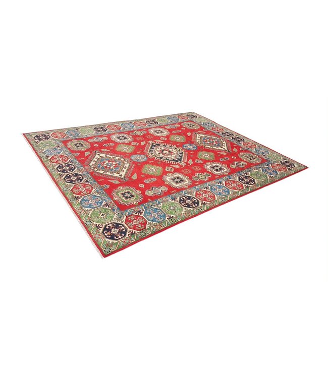 353x281 cm Kazak Rug Fine Hand knotted  Wool Oriental Carpet
