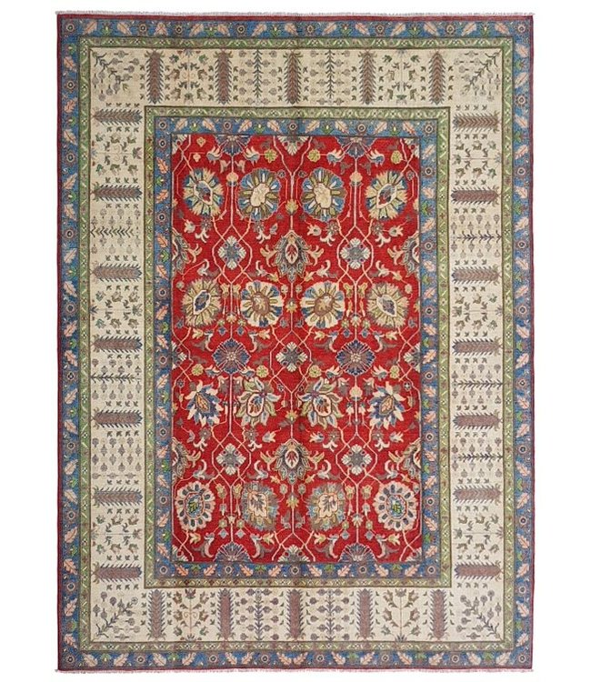 353x277 cm kazak Teppich fine handgeknüpft wolle