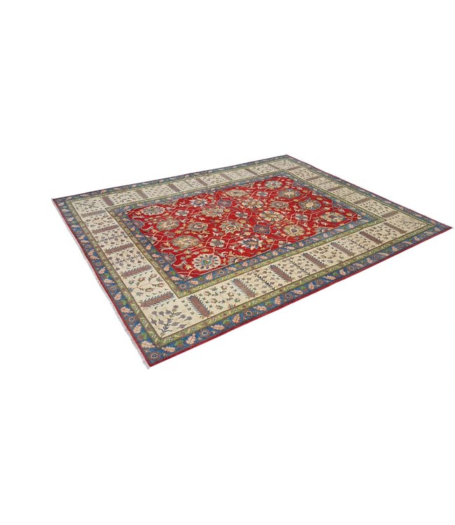 353x277 cm Kazak Rug Fine Hand knotted  Wool Oriental Carpet
