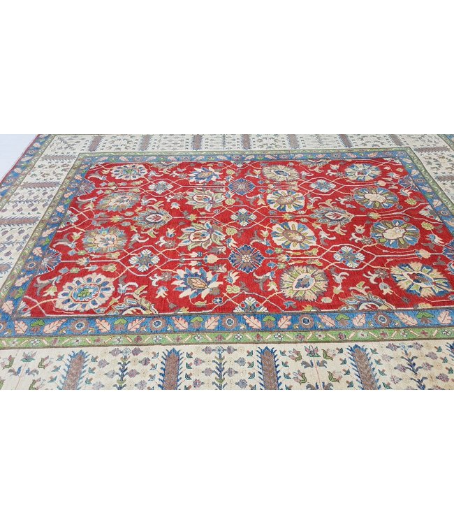 353x277 cm kazak tapijt fijn  Handgeknoopt wol