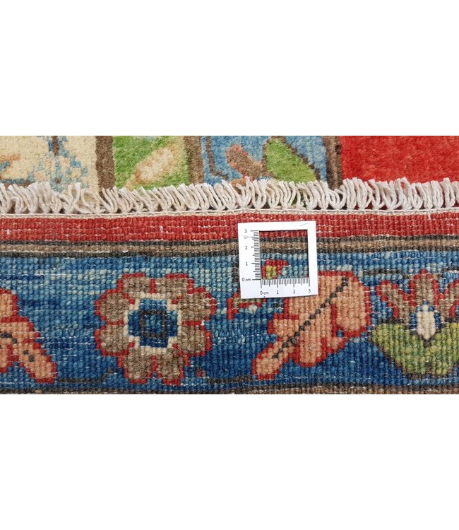 353x277 cm Kazak Rug Fine Hand knotted  Wool Oriental Carpet