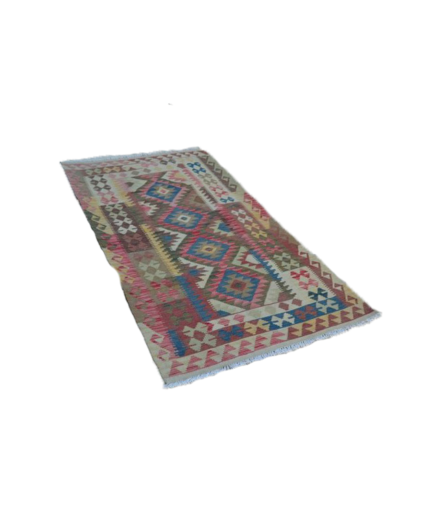(6'3 x 3'1)) Feet   kelim rug 192 x 096 cm
