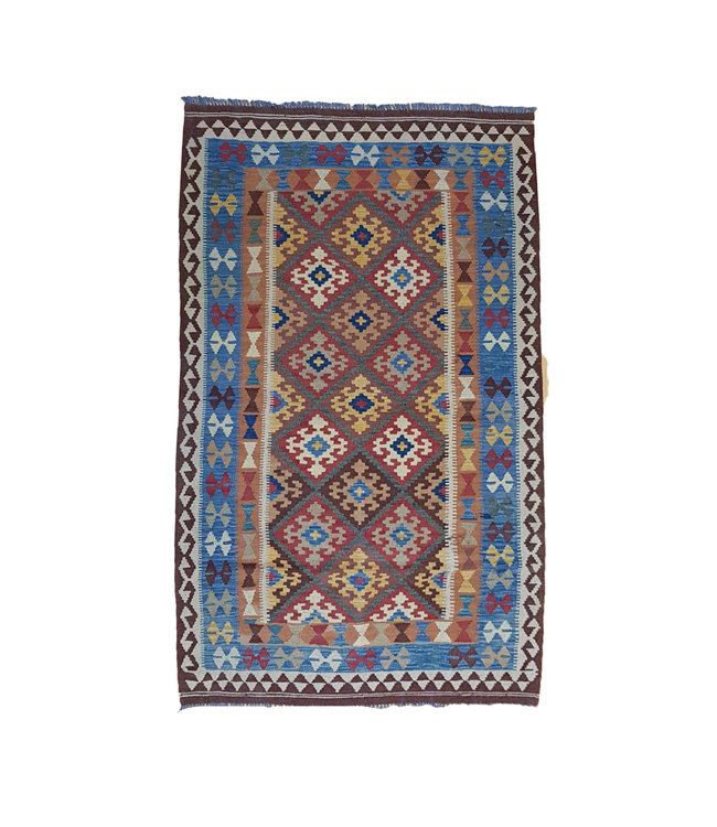 6'59x4'16 Feet modern kelim rug 201x127 cm