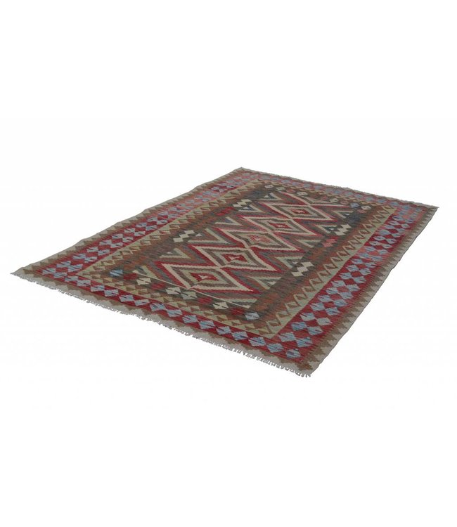 Handgewebte Orientalisch Wolle Kelim Teppich 248x62 cm