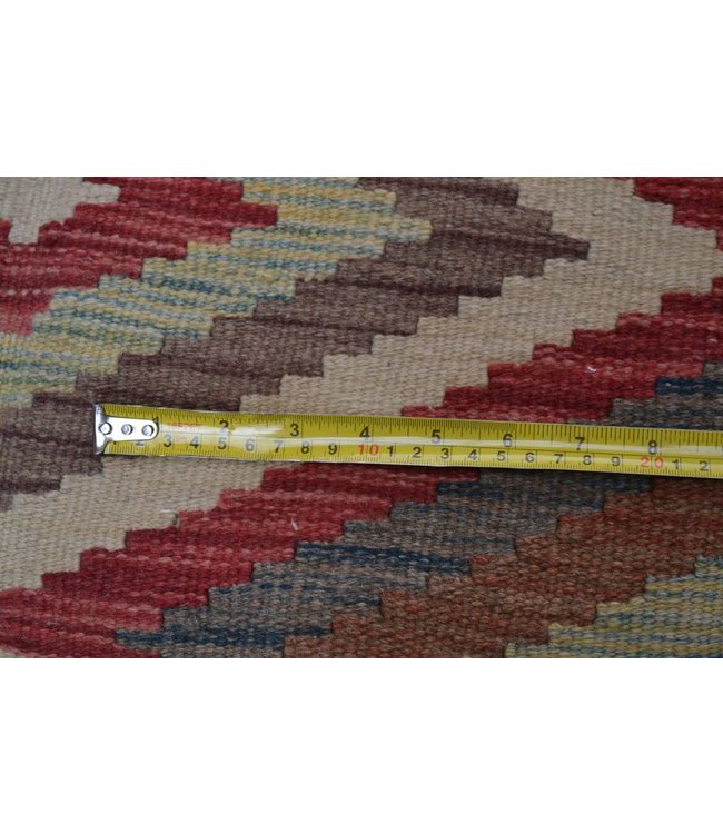 Handgewebte Orientalisch Wolle Kelim Teppich 248x62 cm