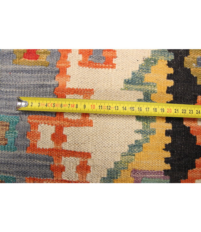 300x206 cm Handmade Afghan traditional Kilim Area Rug Wool Carpet