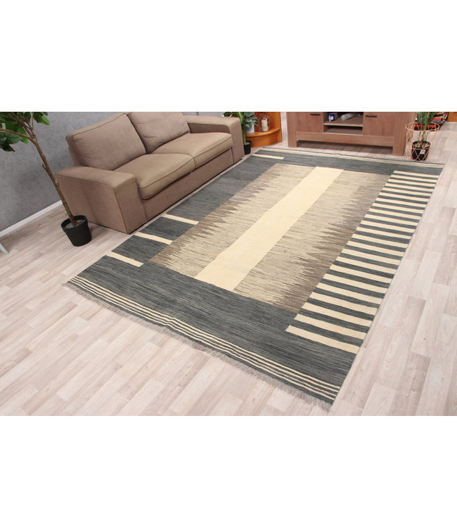 296x206 cm Handmade Afghan traditional Kilim Area Rug Wool Carpet