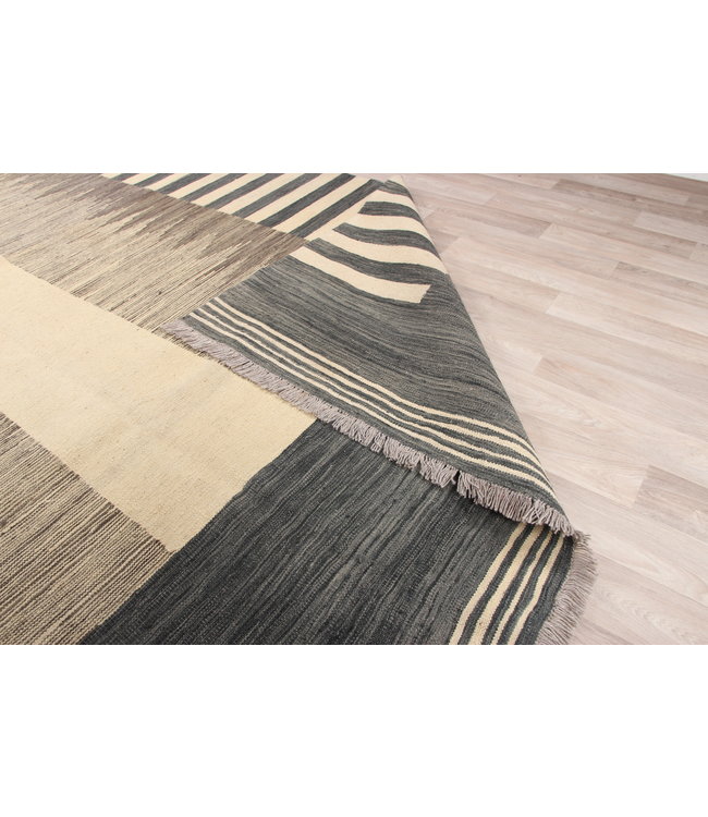 296x206 cm Handmade Afghan traditional Kilim Area Rug Wool Carpet