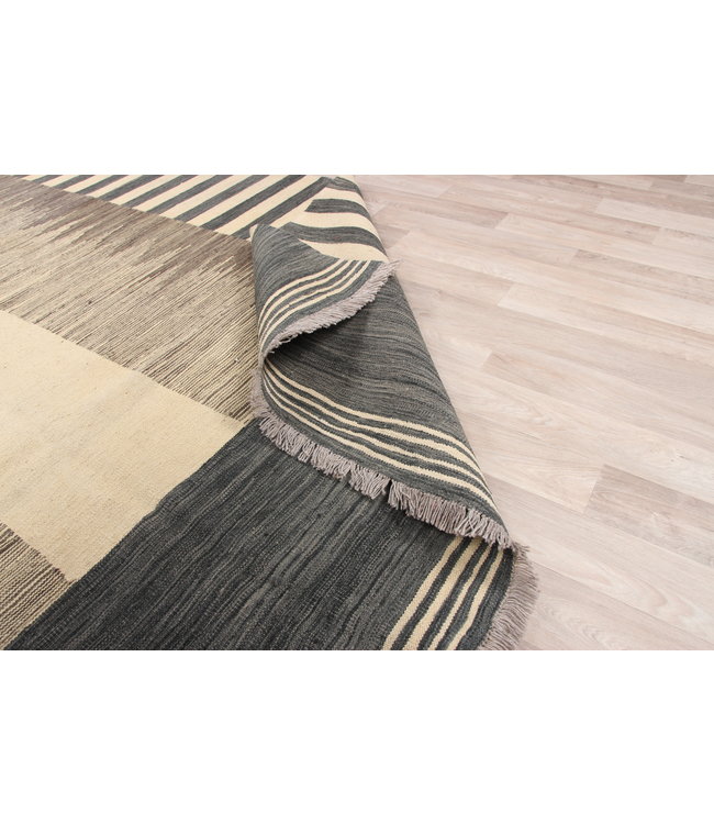 296x206 cm Handmade Afghan traditional Kilim Area Rug Wool Carpet