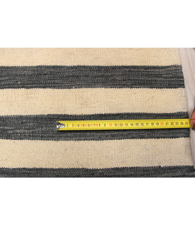 296x206 cm Handgeweven  traditionele Kelim Tapijt Wol