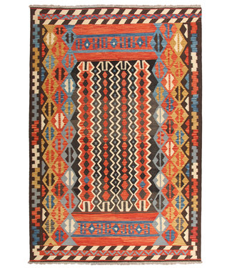 299x203 cm Handmade Afghan  traditional  Kilim Area Rug Wool Carpet