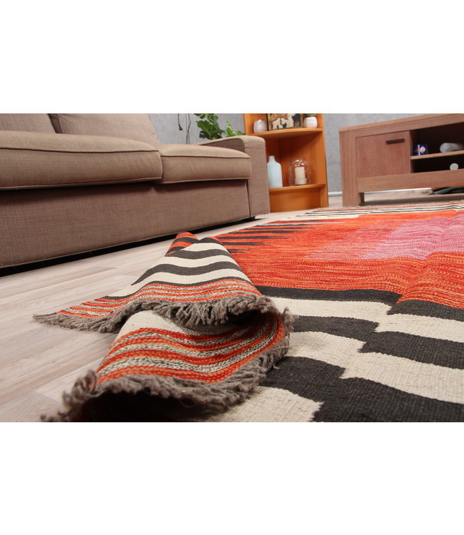 241x173  Handgeweven modern Kelim Tapijt Wol