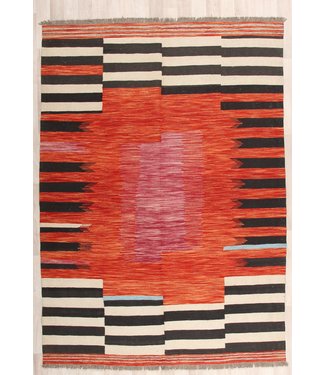 241x173  cm Handgemacht modern Wolle Kelim Teppich