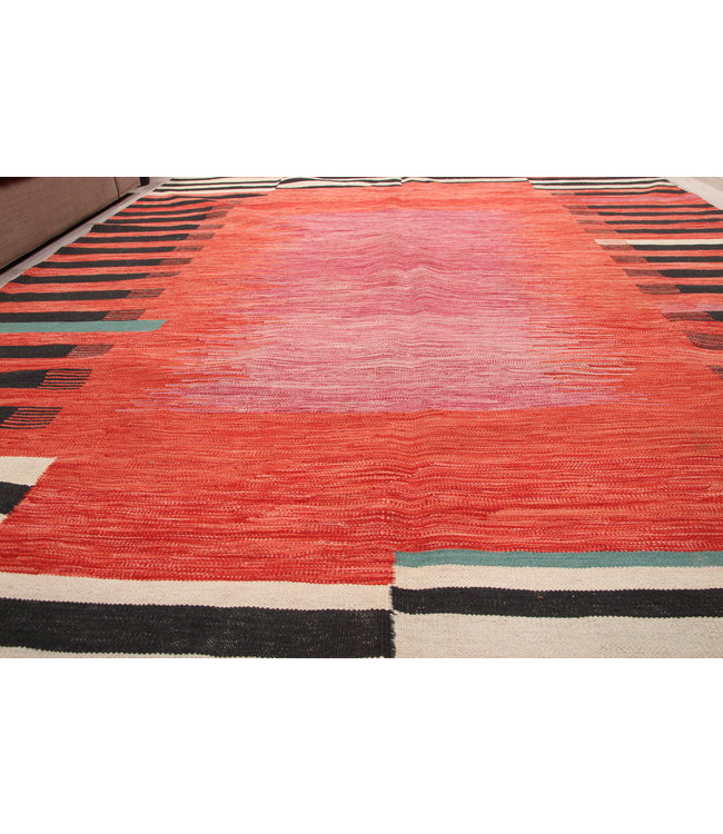 295x212cm Handgemacht modern Wolle Kelim Teppich