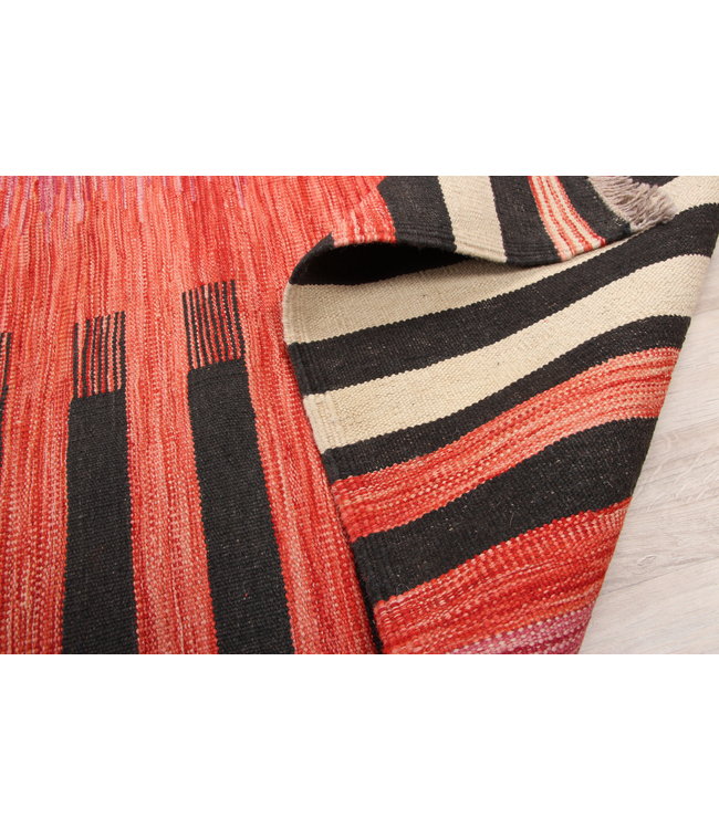 295x212 Handgeweven modern Kelim Tapijt Wol