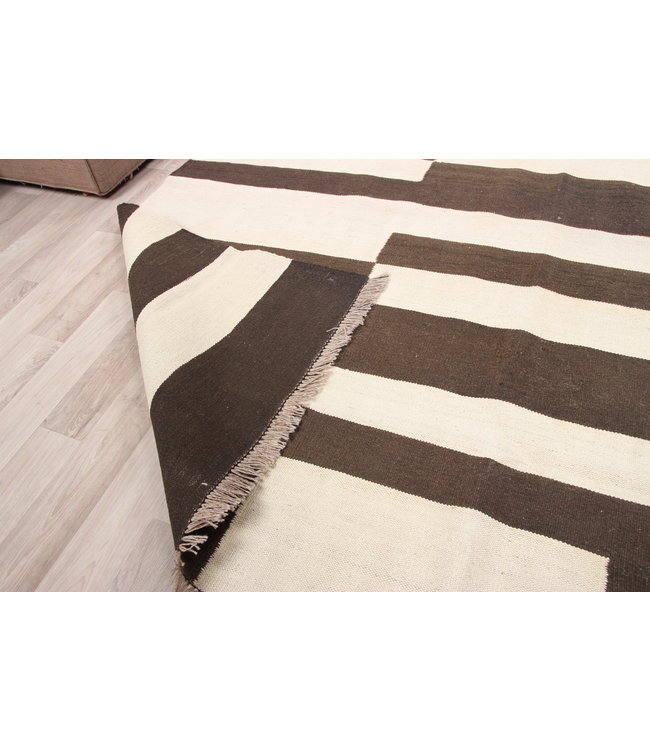 300x200cm Handgemacht modern Wolle Kelim Teppich