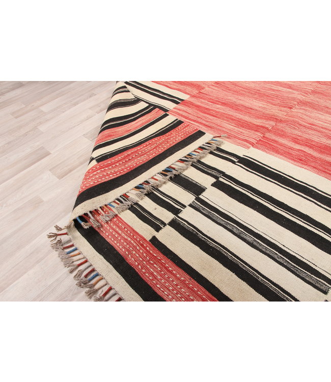 319x202 cm Handgemacht modern Wolle Kelim Teppich