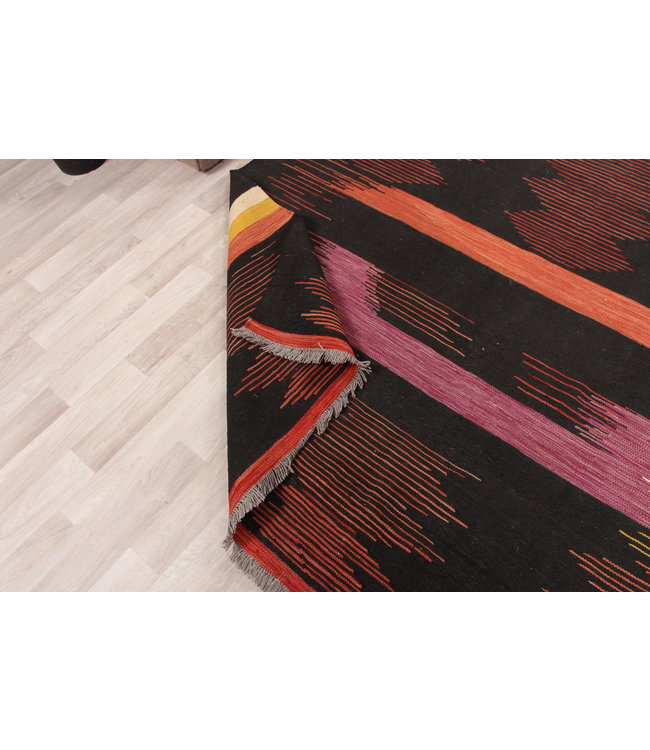 305x202cm Handmade Afghan traditional Kilim Area Rug Wool Carpet