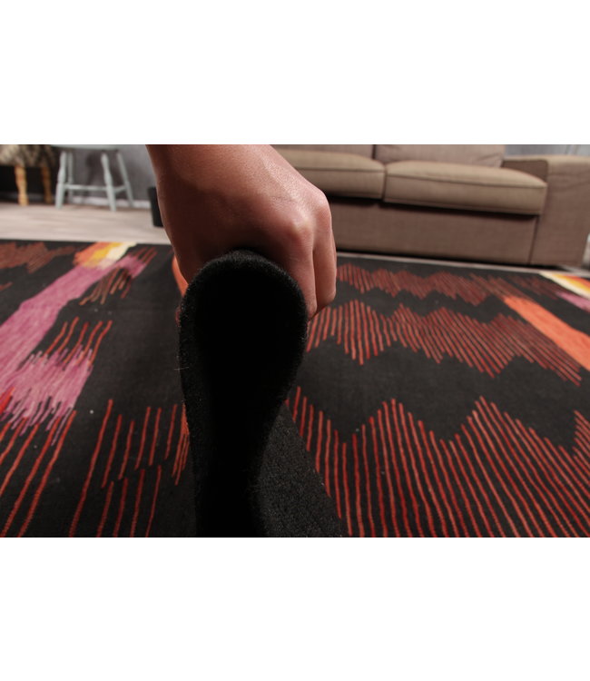 305x202cm Handmade Afghan traditional Kilim Area Rug Wool Carpet