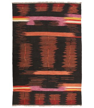 303x205cm Handgemacht modern Wolle Kelim Teppich