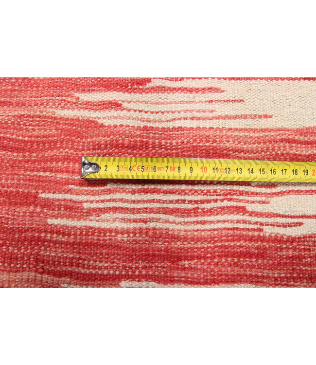 204x158cm  Handgeweven modern Kelim Tapijt Wol