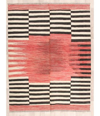 204x158cm Handgeweven modern Kelim Tapijt Wol 204x158cm Handgeweven modern Kelim Tapijt Wol