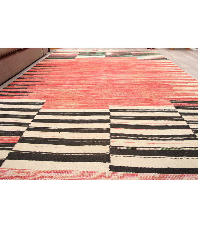 262x182cm Handmade Afghan modern Kilim Area Rug Wool Carpet