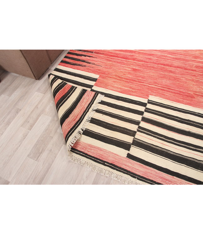 262x182cm Handgemacht modern Wolle Kelim Teppich