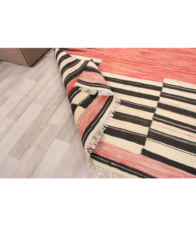 262x182cm Handmade Afghan modern Kilim Area Rug Wool Carpet