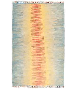 308x191cm Handgemacht modern Wolle Kelim Teppich